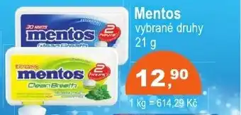 COOP DISKONT Mentos nabídka