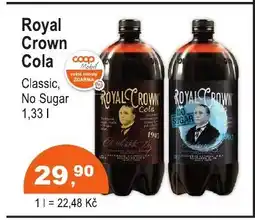 COOP DISKONT ROYAL CROWN Cola nabídka