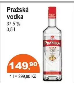 COOP DISKONT Pražská vodka nabídka