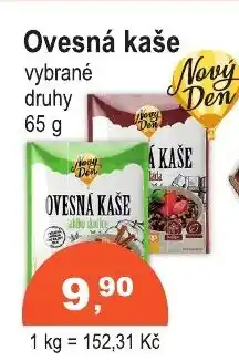 COOP DISKONT Ovesná kaše nabídka