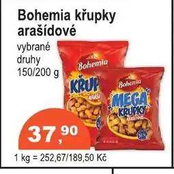 COOP DISKONT Bohemia křupky arašídové nabídka