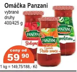 COOP DISKONT PANZANI Omáčka nabídka