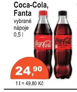 COOP DISKONT COCA-COLA, FANTA nabídka