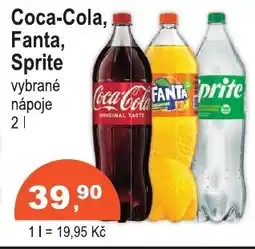 COOP DISKONT Coca-Cola ,Fanta, Sprite nabídka