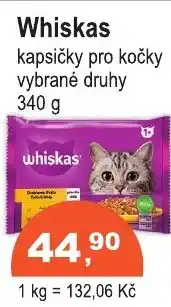 COOP DISKONT Whiskas kapsičky pro kočky nabídka