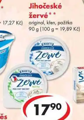 CBA Jihočeské žervé, 90 g nabídka