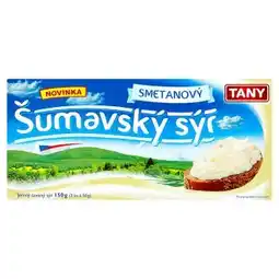 CBA Tany Šumavský sýr 3x50g, vybrané druhy 150g nabídka