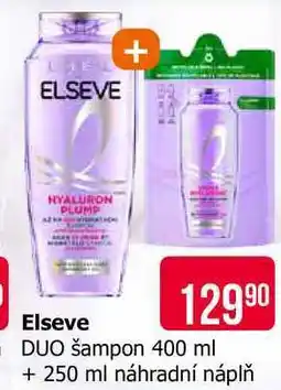 Teta ELSEVE DUO šampon 400 ml +250 ml náhradní náplň nabídka