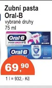 COOP DISKONT ORAL-B Zubní pasta nabídka