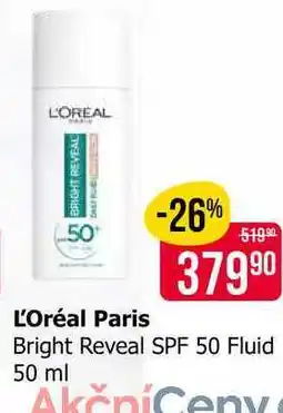 Teta L'Oréal Paris Bright Reveal SPF 50 Fluid 50 ml nabídka