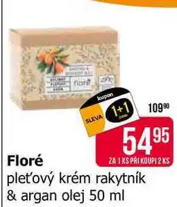 Teta Floré pleťový krém rakytník & argan olej 50 ml nabídka