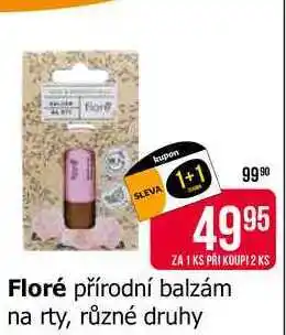 Teta Floré přírodní balzám na rty, různé druhy nabídka