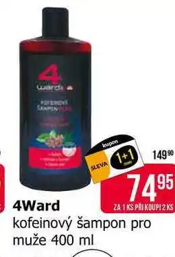 Teta 4Ward kofeinový šampon pro muže 400 ml nabídka