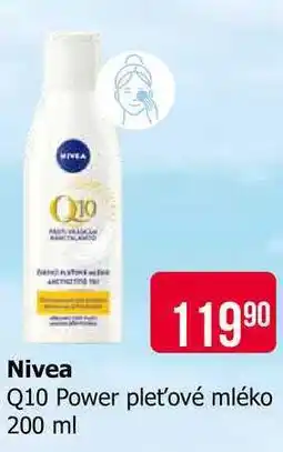 Teta Nivea Q10 Power pleťové mléko 200 ml nabídka