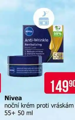 Teta Nivea noční krém proti vráskám 55+ 50 ml nabídka