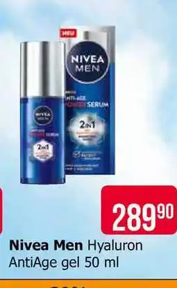 Teta Nivea Men Hyaluron AntiAge gel 50 ml nabídka