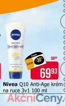 Teta Nivea Q10 Anti-Age krém na ruce 3v1 100 ml nabídka