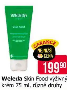 Teta Weleda Skin Food výživný krém 75 ml, různé druhy nabídka