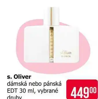 Teta s.Oliver dámská nebo pánská EDT 30 ml, vybrané druhy nabídka