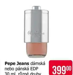 Teta Pepe Jeans dámská nebo pánská EDP 30 ml. různé druhy nabídka