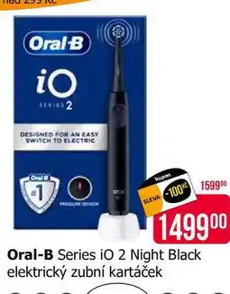 Teta Oral-B Series iO 2 Night Black elektrický zubní kartáček nabídka