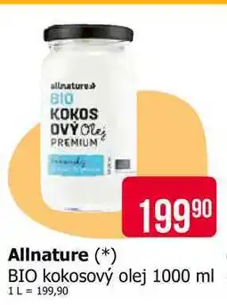 Teta allnature BIO kokosový olej 1000 ml nabídka