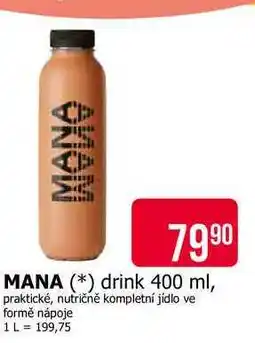 Teta MANA drink 400 ml nabídka