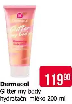 Teta Dermacol Glitter my body hydratační mléko 200 ml nabídka