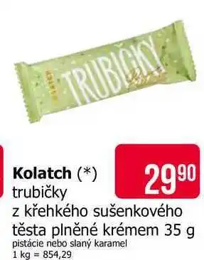 Teta Kolatch trubičky z křehkého sušenkového těsta plněné krémem 35 g nabídka