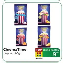 Tamda Foods CinemaTime popcorn nabídka