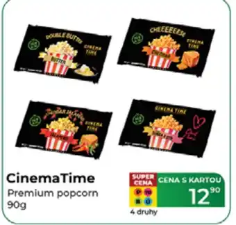 Tamda Foods CinemaTime Premium popcorn nabídka