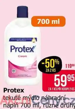 Teta Protex tekuté mýdlo náhradní náplň 700 ml, různé druhy nabídka