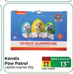 Tamda Foods Kandiz Paw Patrol vajíčko suprise 20g nabídka