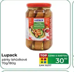 Tamda Foods LUPACK párky lahůdkové nabídka