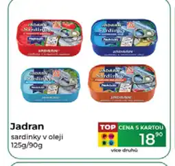 Tamda Foods JADRAN sardinky v oleji nabídka