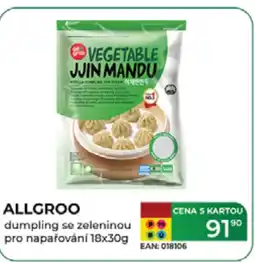 Tamda Foods ALLGROO dumpling se zeleninou nabídka