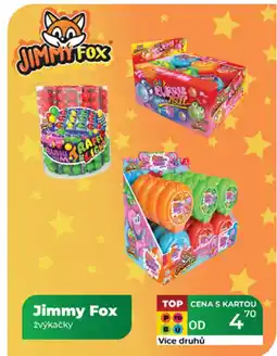 Tamda Foods JIMMY FOX žvýkačky nabídka