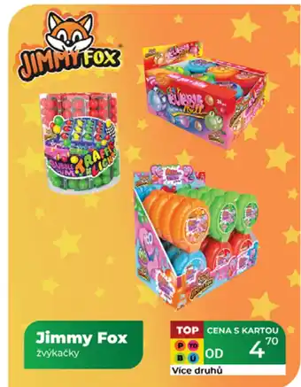 Tamda Foods JIMMY FOX žvýkačky nabídka