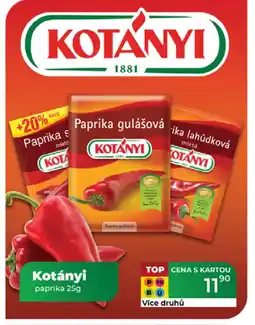 Tamda Foods KOTANYI paprika nabídka