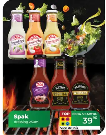 Tamda Foods SPAK dressing nabídka