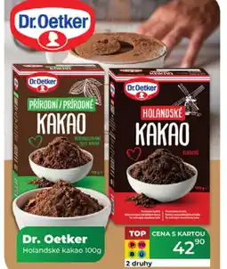 Tamda Foods Dr. Oetker Holandské kakao nabídka