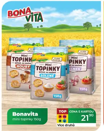 Tamda Foods BONAVITA mini topinky nabídka