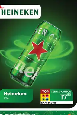 Tamda Foods HEINEKEN nabídka