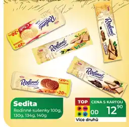 Tamda Foods Sedita Rodinné sušenky nabídka