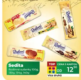 Tamda Foods Sedita Rodinné sušenky nabídka