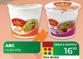 Tamda Foods ABC nudle nabídka