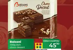 Tamda Foods Balconi dort choco dessert nabídka