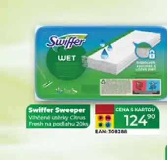 Tamda Foods Swiffer Sweeper Vlhčené utěrky Citrus Fresh na podlahu nabídka