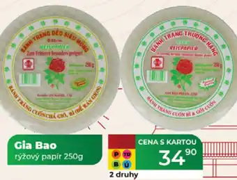 Tamda Foods Gia Bao rýžový papír nabídka