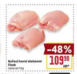 Billa Kuřecí horní stehenní řízek cena za 1kg nabídka